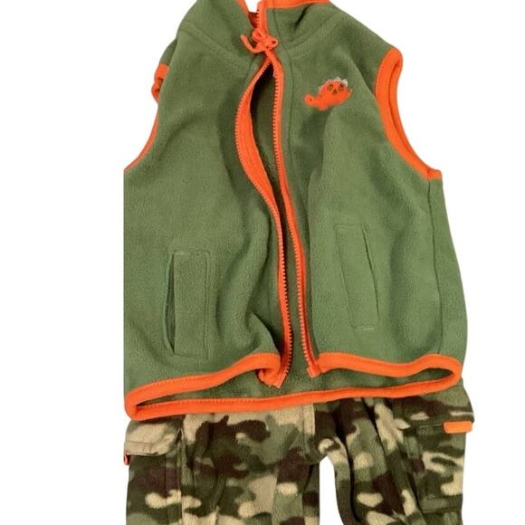 Lot of 5 Boys 6-9 Months Cat & Jack Carters Camouflage Fleece Pants Tops Jacket - Picture 2 of 4
